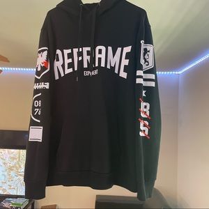 Black hoodie size Large